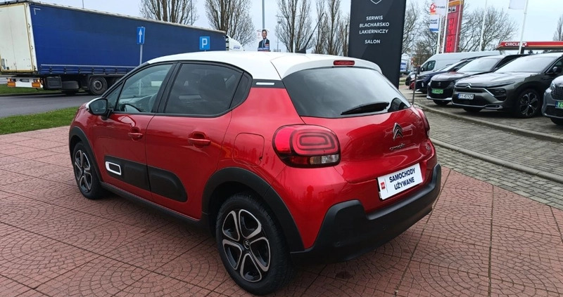 Citroen C3 cena 72900 przebieg: 33556, rok produkcji 2022 z Gniewkowo małe 326
